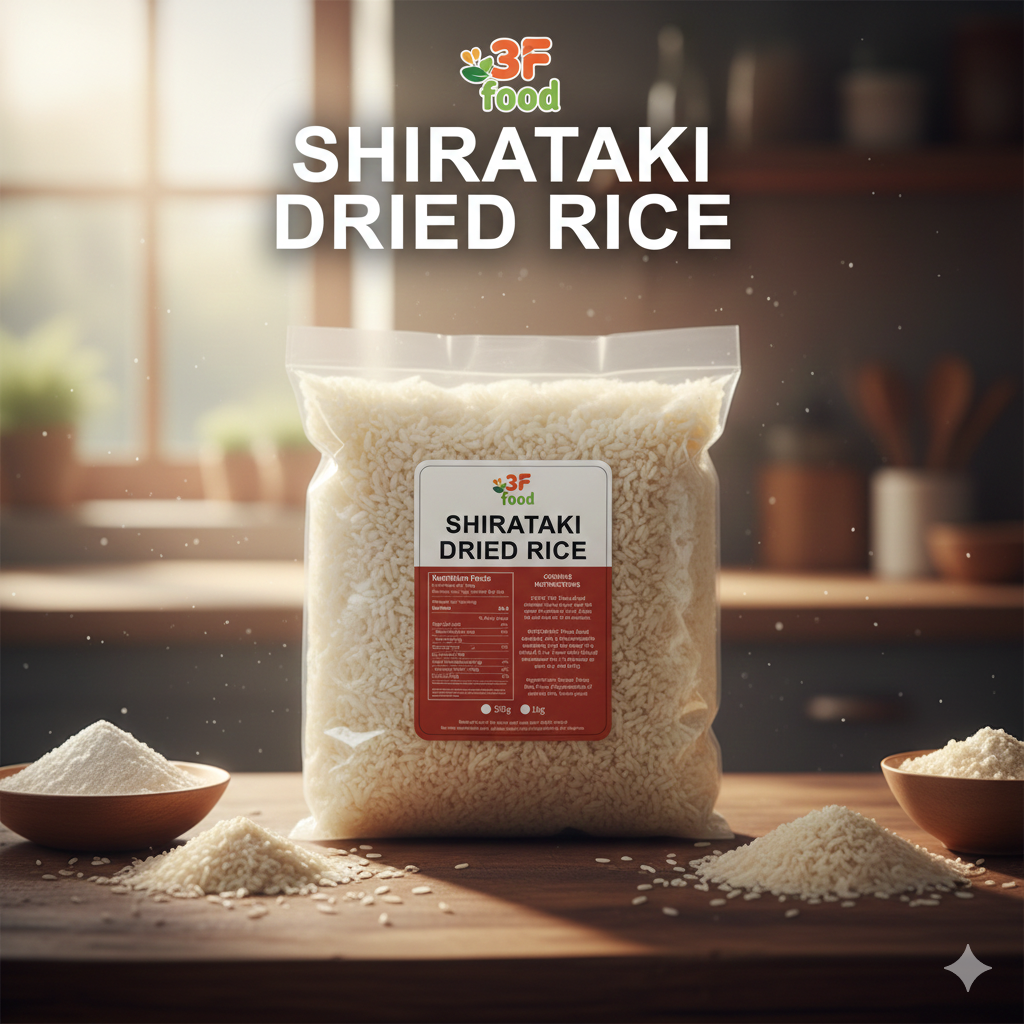 3F food Dry / Dried Shiratakii Rice 500g 1kg Konjac / Rice Pack ...