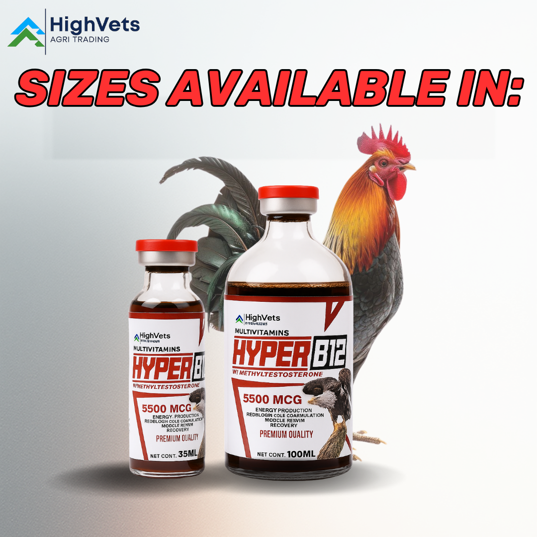 HYPER B12 SUPPLEMENT FOR GAMEFOWL AND OTHER ANIMALS | Shopee Philippines