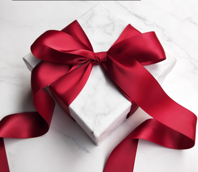 25Yards/Roll 4cm Width Ribbon for Wedding Birthday Christmas Valentine ...