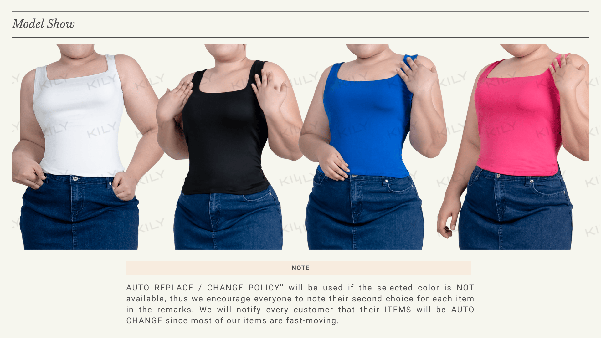 Buy 1 Take 2 = 3 KILY.PH Plus Size Double Lining Square Neck Full ...
