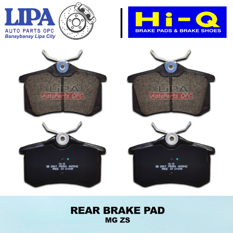 HI-Q REAR BRAKE PAD MG ZS 2019-2023 | Shopee Philippines