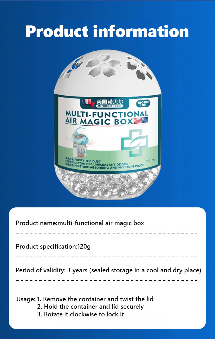 Dust Collection Box Air Purifier Moisture Absorbing Dust Removing Magic ...