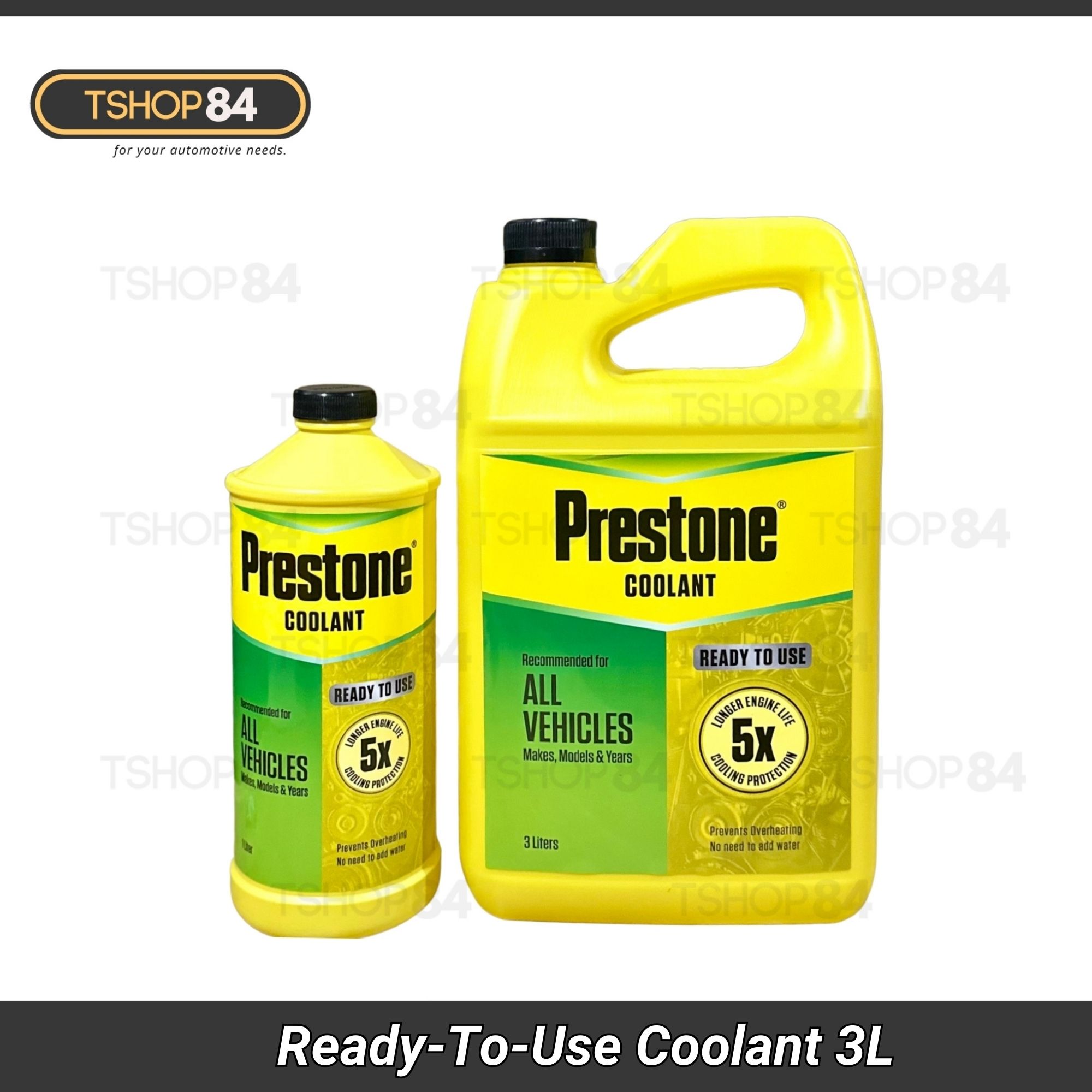 GREEN Coolant Preston Radiator Coolant READY TO USE 3L | Shopee Philippines