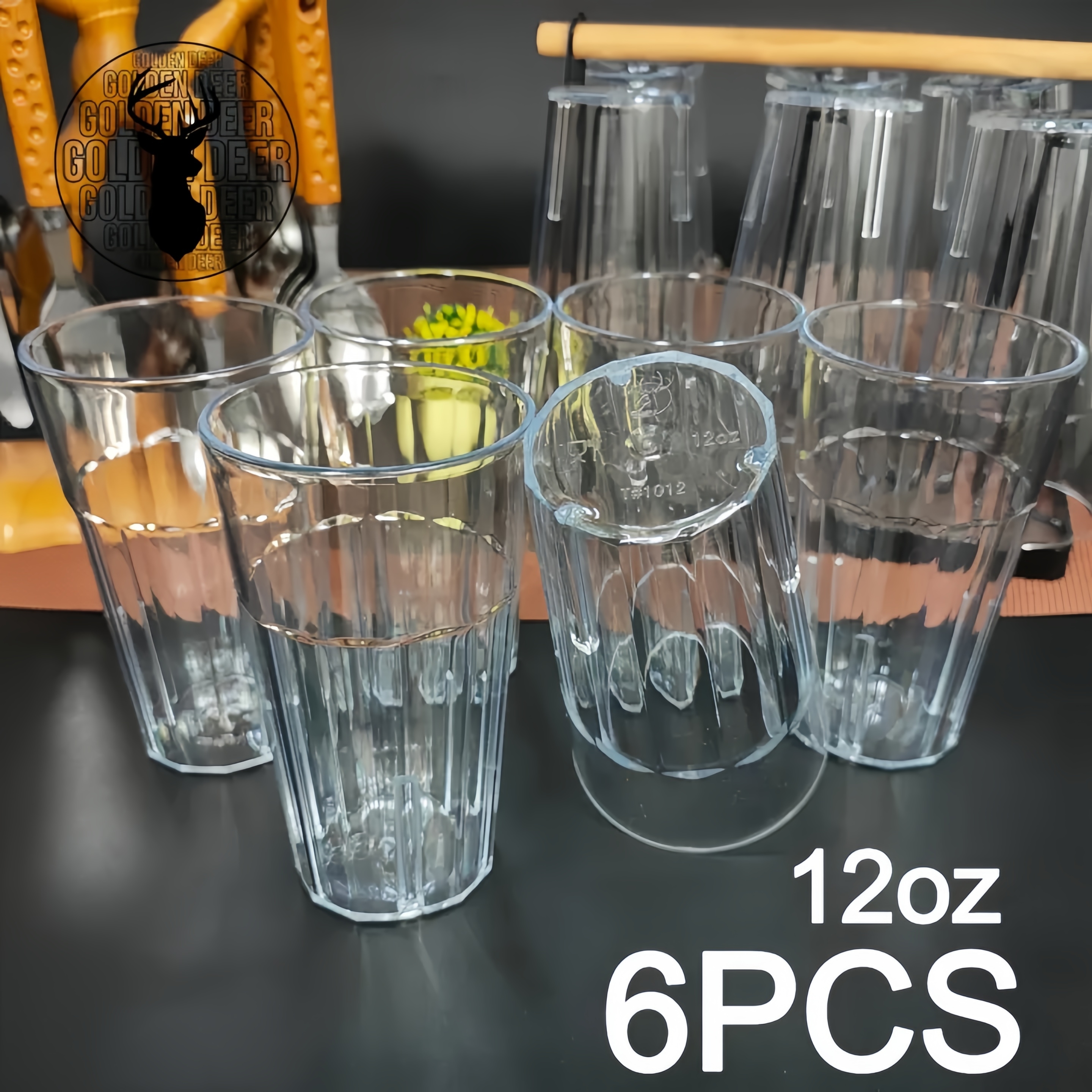 INXX 6Pcs/Set New Style Acrylic High Grade Plastic Drinking Cups ...