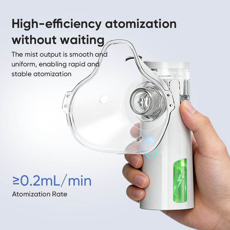 MCI Rechargeable Portable Nebulizer Inhaler Ultrasonic Spray Handheld ...