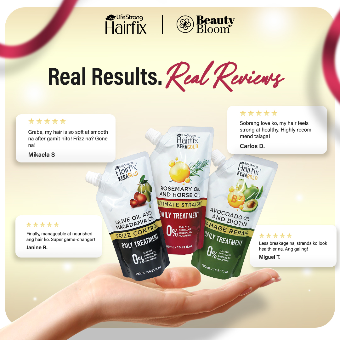 Hairfix KeraGold High Amplify Treatments | Shopee Philippines