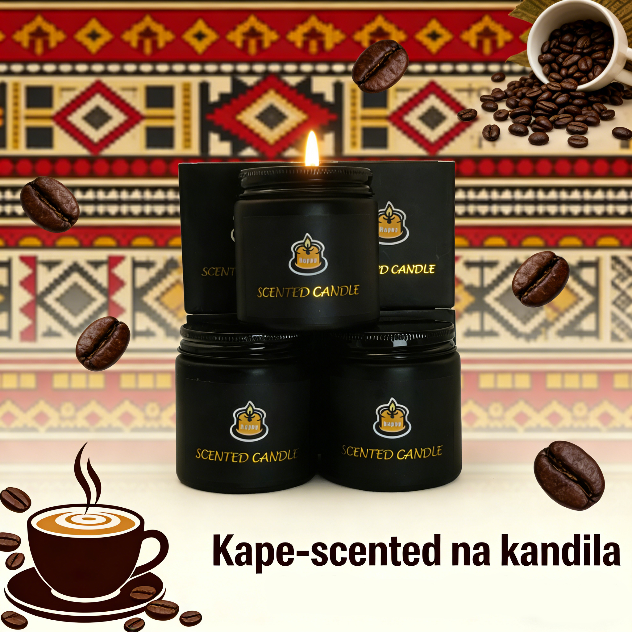 Coffee Candle Home Fragrance Decor Wedding Party Ceremony Candles ...