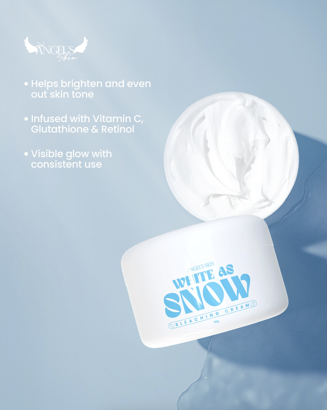 Angel’s Skin Bleaching Cream Whitening Body Moisturizer Scrub | Shopee ...