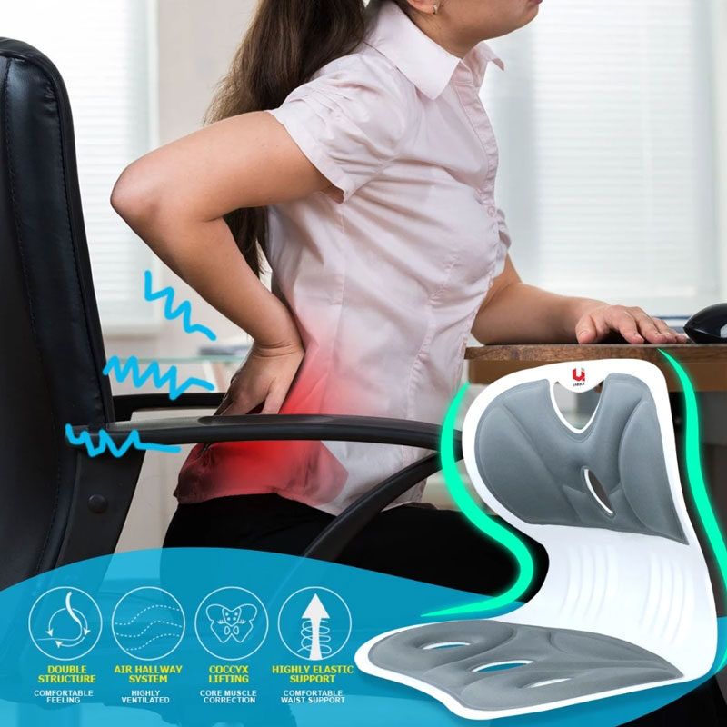 Corrector Chair Lumbar Back Support Curble Chair Posture Correction ...