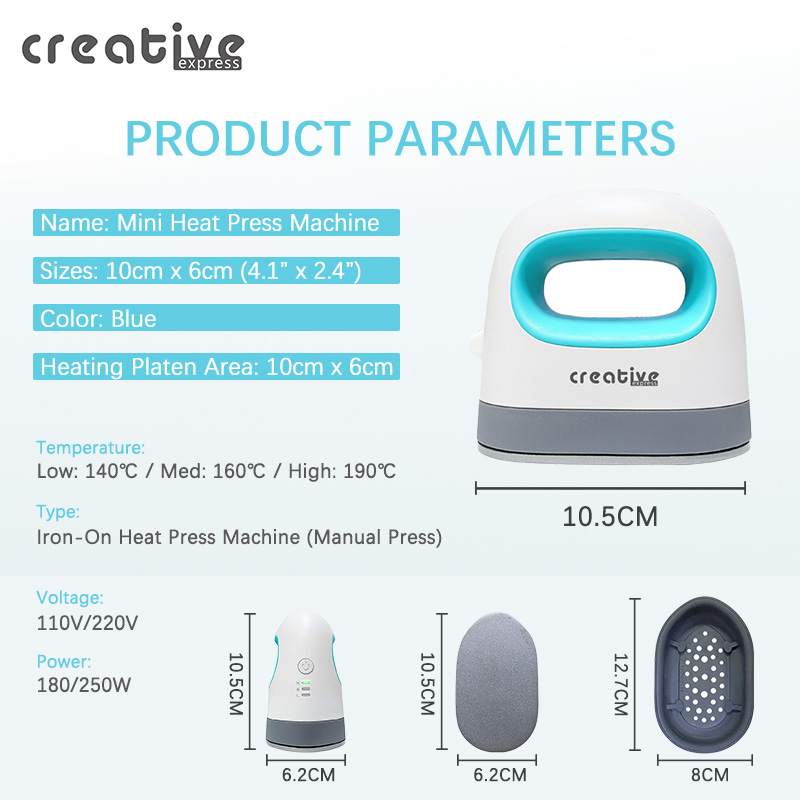 Creative Mini Heat Press Machine Portable Heat Press Machine Easy ...