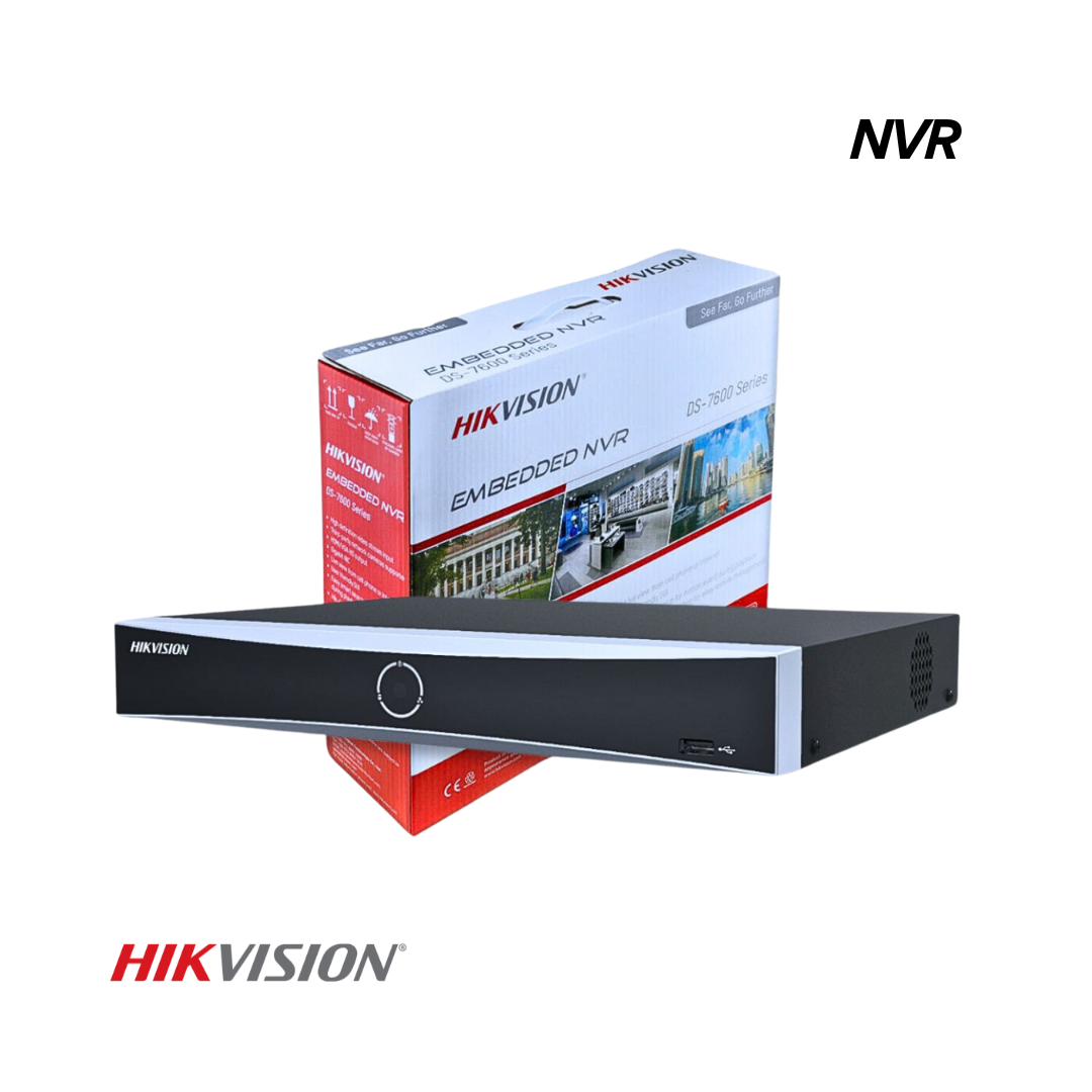 HIKVISION 8 Channel AcuSense 4K NVR with PoE 1U K Series Network Video ...
