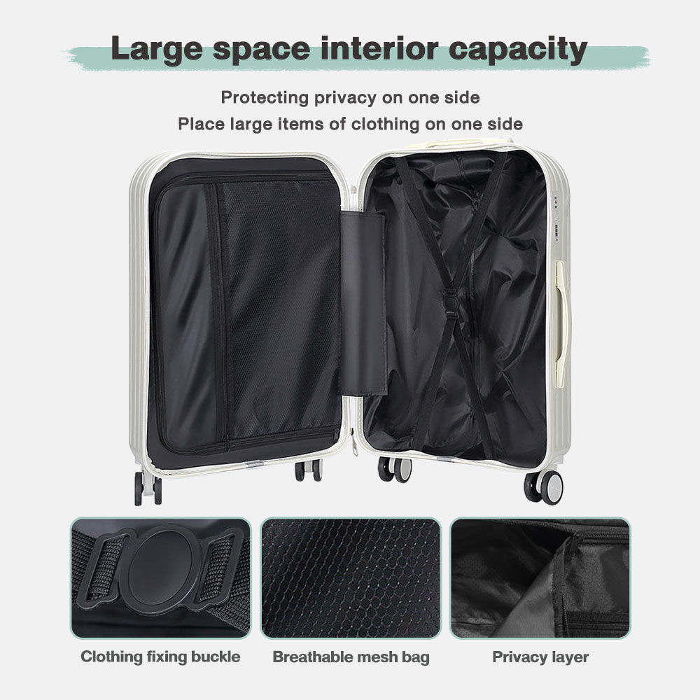 KAMI Upgraded Version 20/22/24 Inch Travel Luggage Bag Lightweight ...