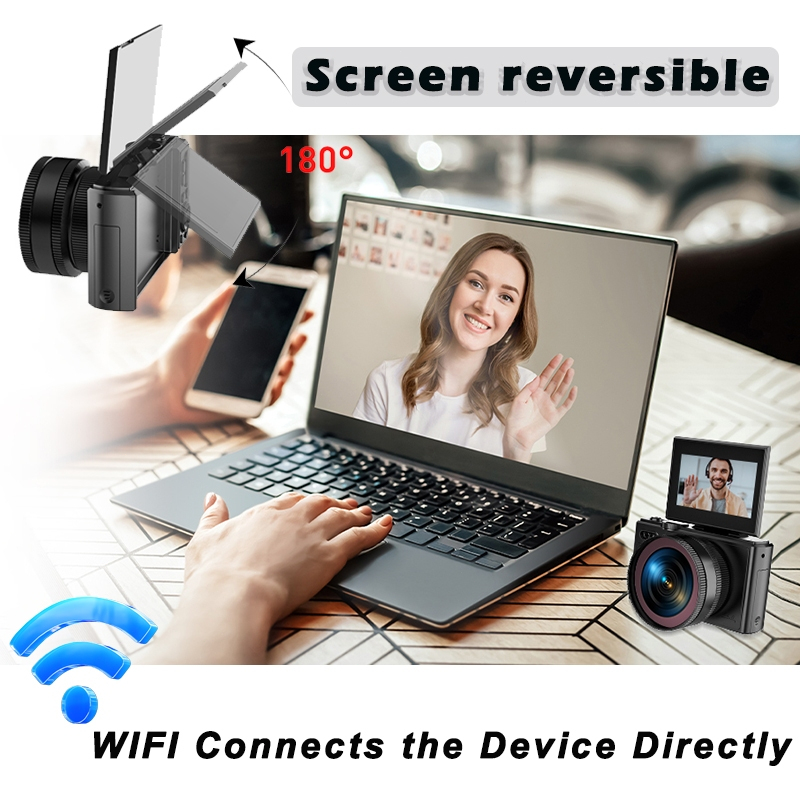 Expose 4K Digital Camera 64M HD Camera Video Selfie Portable Digital ...