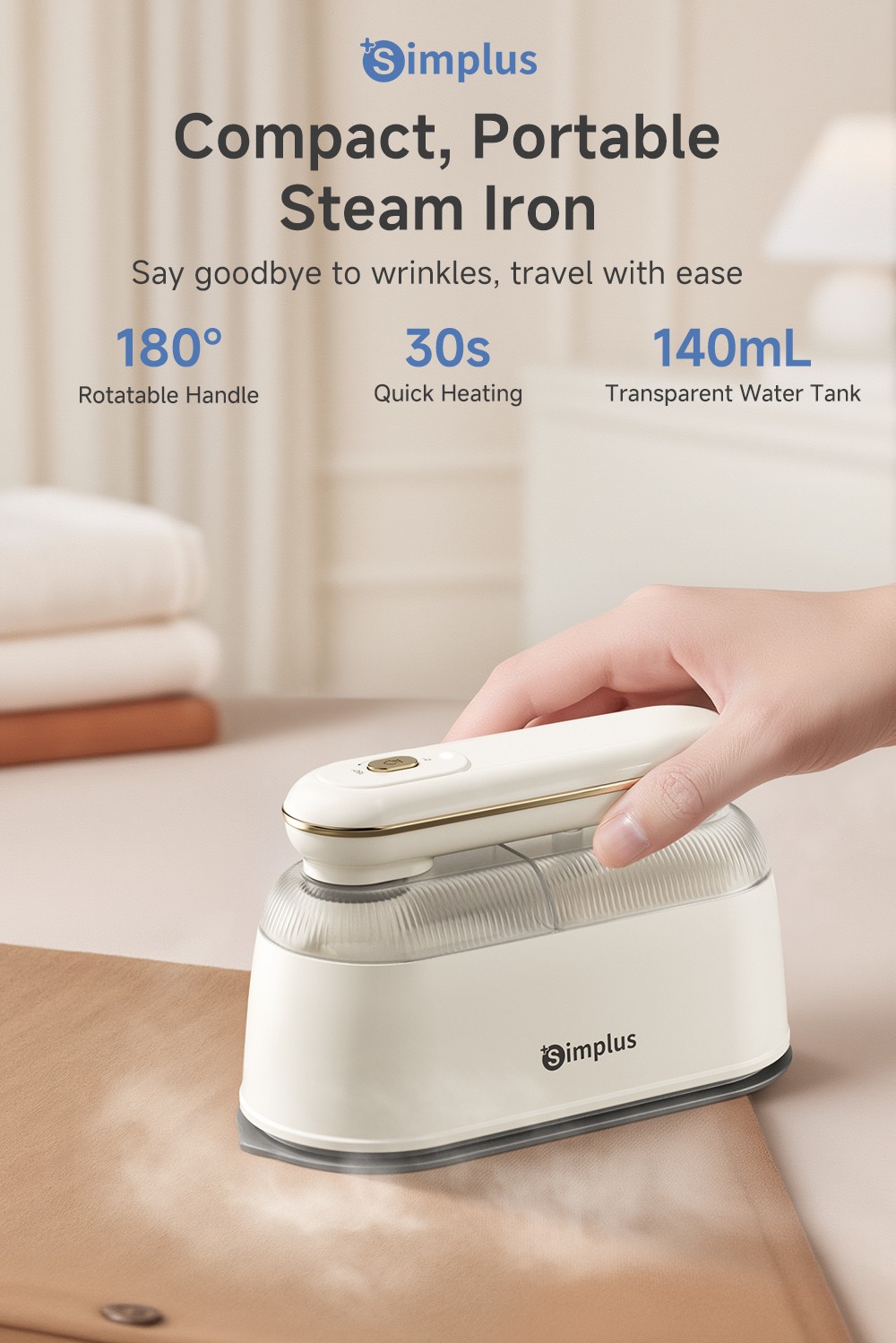 Simplus Steamer Iron Foldable | Shopee Philippines