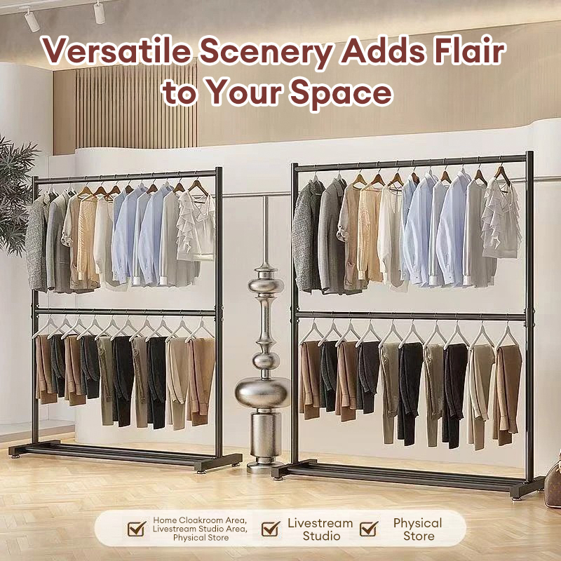 Clothes Drying Rack Heavy Duty Sampayan Stainless Steel Double Layer ...