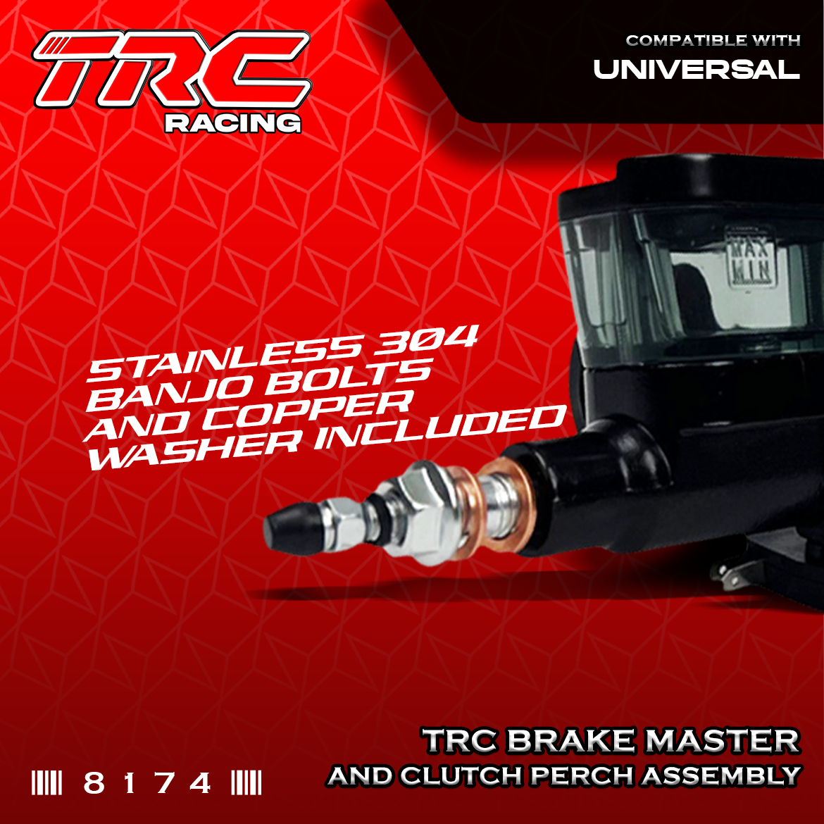 TRC RACING UNIVERSAL BRAKE MASTER AND CLUCTCH PERCH ASSEMBLY SET 8174 ...