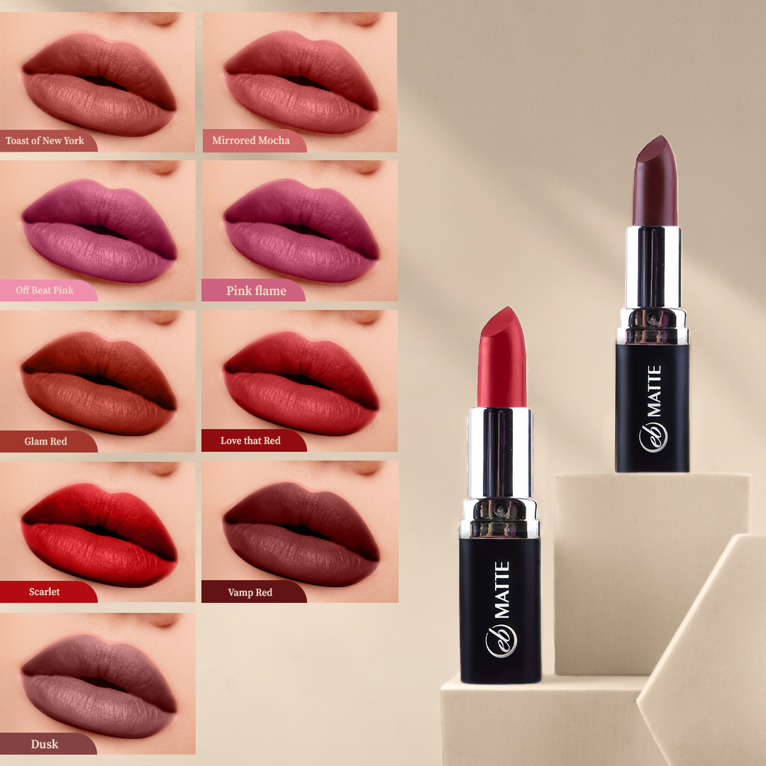 Buy 1, Get 1 - EB Matte Lipstick [ANY SHADE] | Shopee Philippines