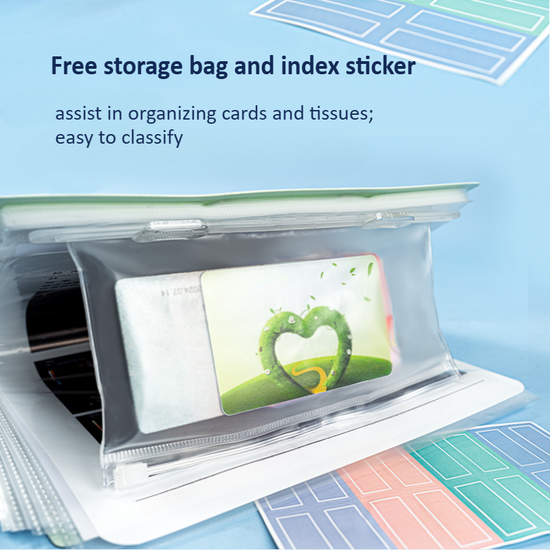 Long Foldable Clearbook Khaki Clear Book Presentation Book File Folder ...