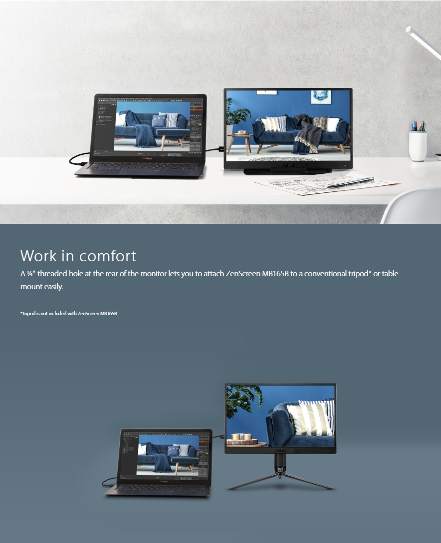 Asus ZenScreen MB165B 15.6