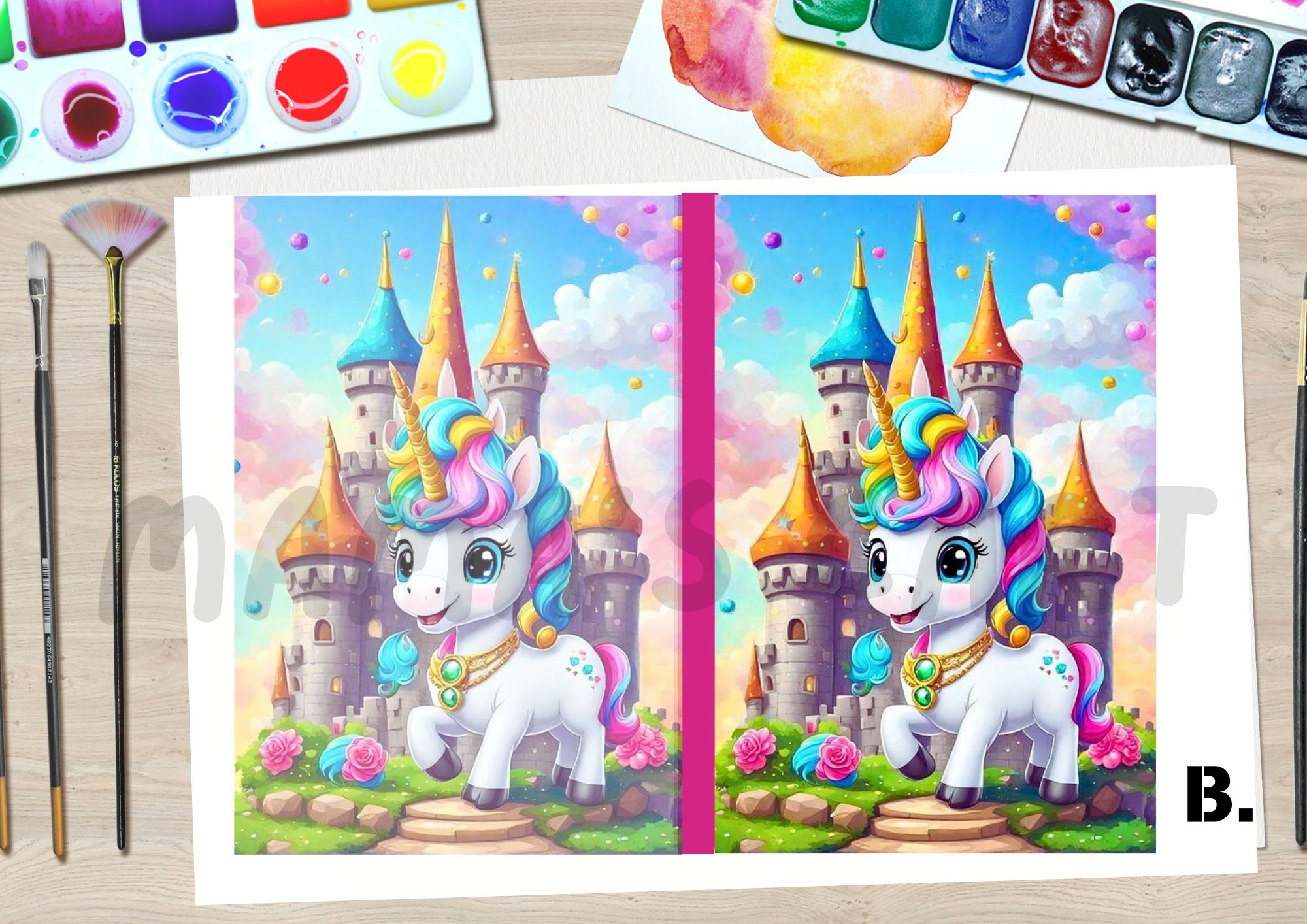 Unicorn Coloring Book for Kids with FREE Resealable Pouch Gift Ready ...