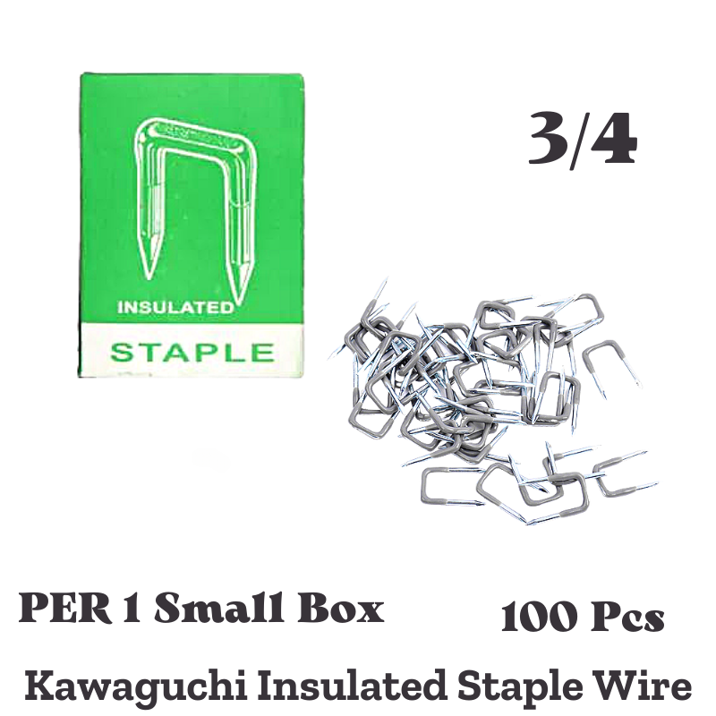 Staple Wire Insulated for Electrical Wiring – Sizes 1/2