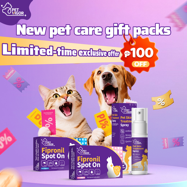 Image showcasing PET Tick And Flea Spot Treatment For Cat & Dog And Pet Skin Treatment ...