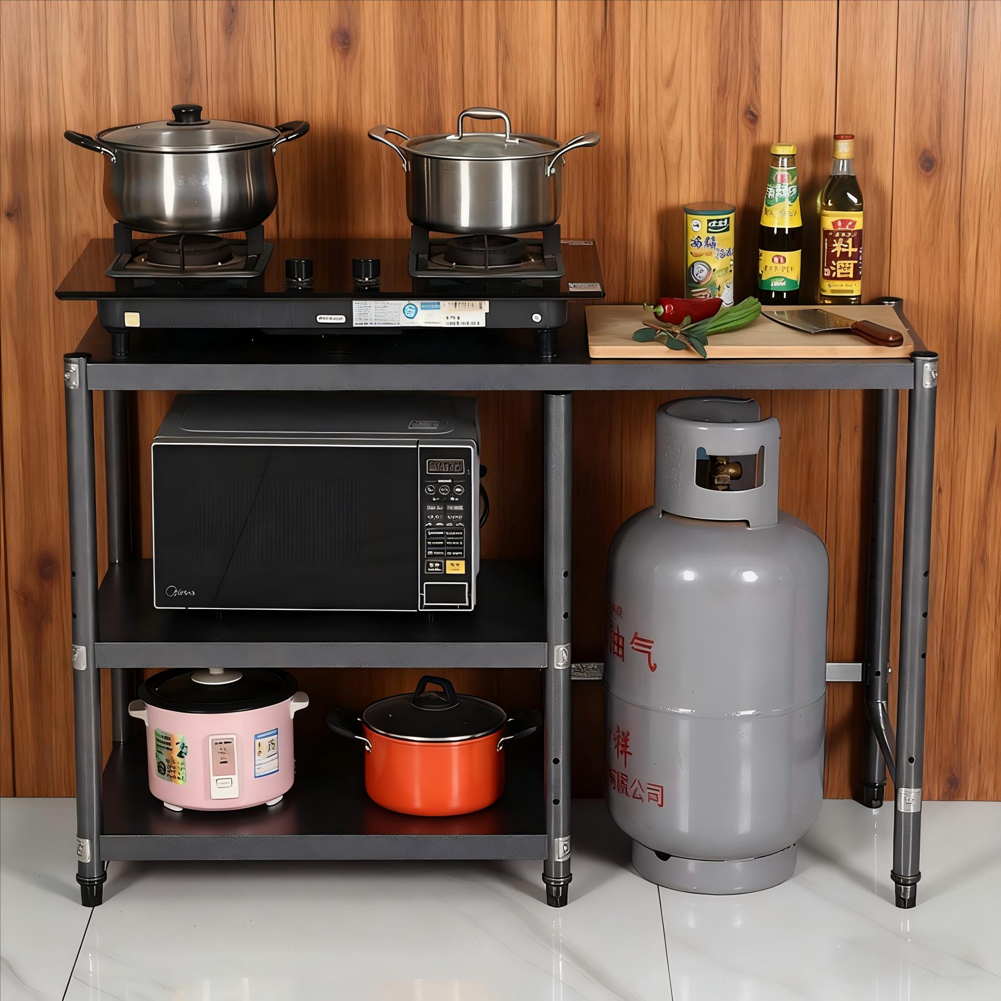 Gas stove stand rack Bearing 300kg Stainless steel SUS 316 Kitchen Rack ...