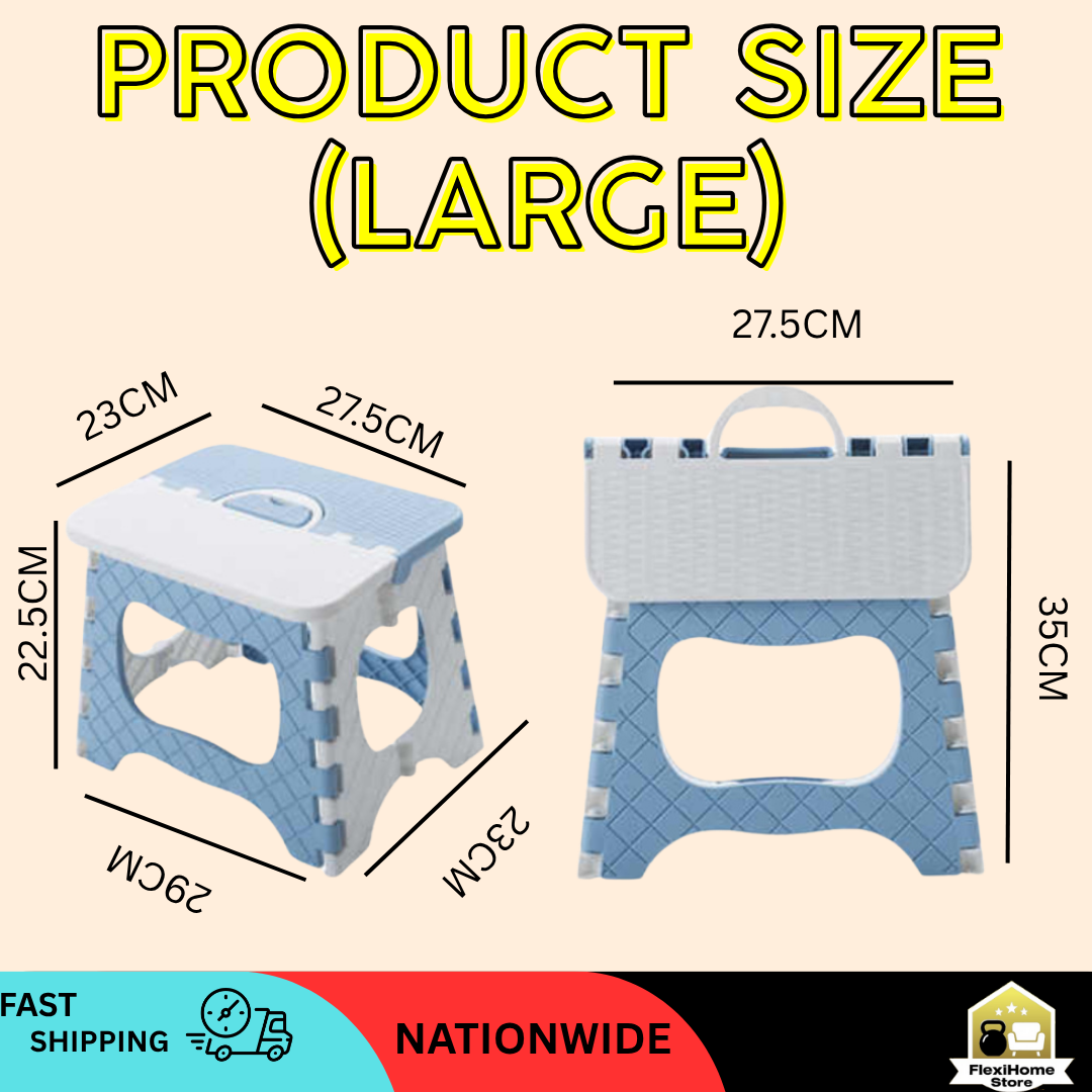 Portable Folding Step Stool – For Adults & Kids | Kiddie Stool Seat ...