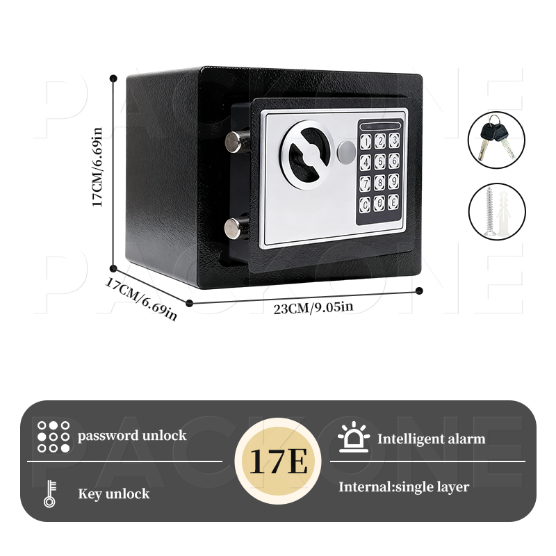 Life Safe Box With Fingerprint Unlock Key and Electronic Security All ...