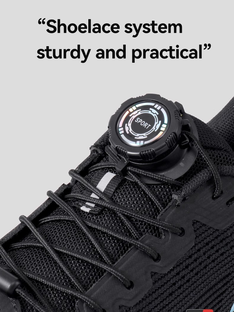 ICON Automatic Shoelaces Thick Rope Rotating Buckle Shoelaces Sports ...
