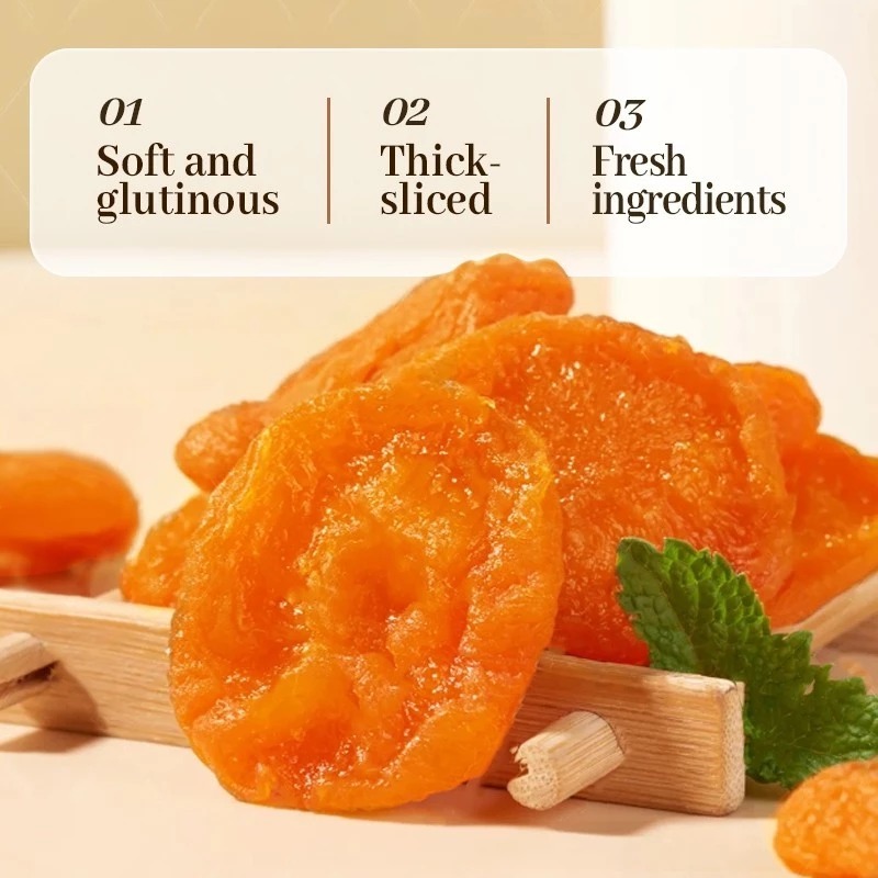 Seedless Soft Dried Apricots 3F Food - Sweet Sour for health yellow ...