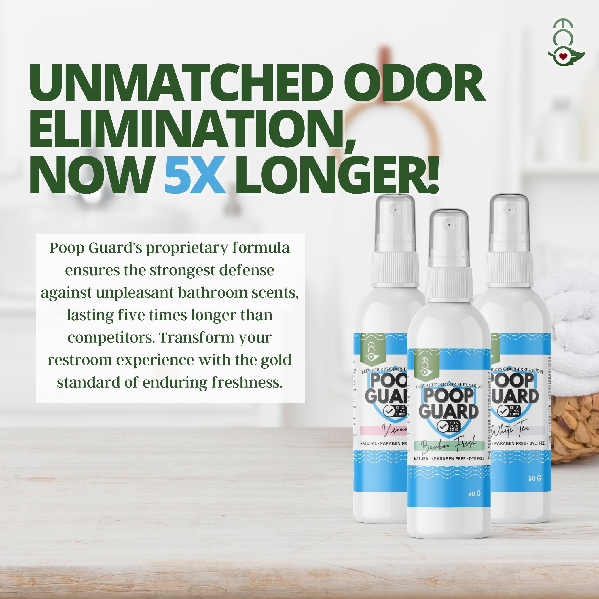 GRAND HYATT PoopGaurd Poop Spray Odor Buster Poop Ninja Poo Spray ...
