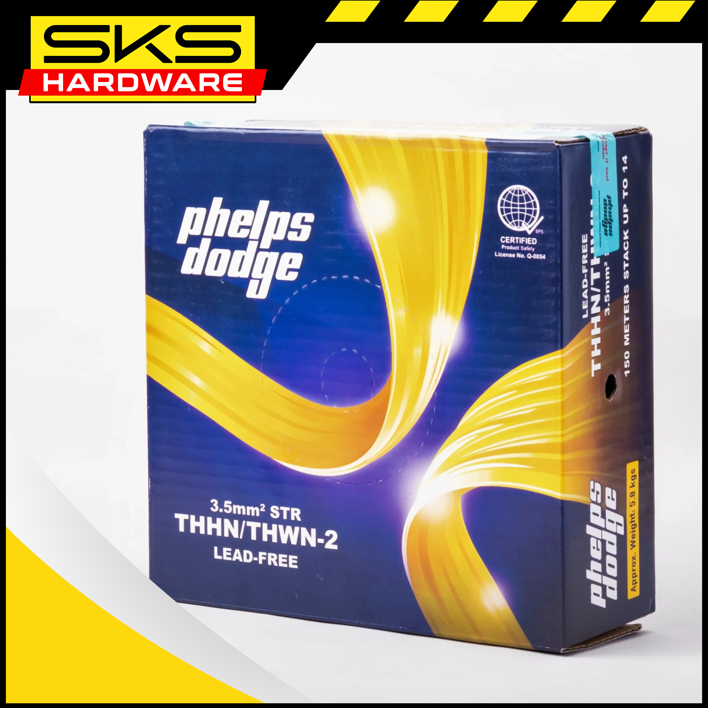 Original Phelps Dodge THHN / THWN Stranded Wire 150m (2.0mm, 3.5mm, 5 ...
