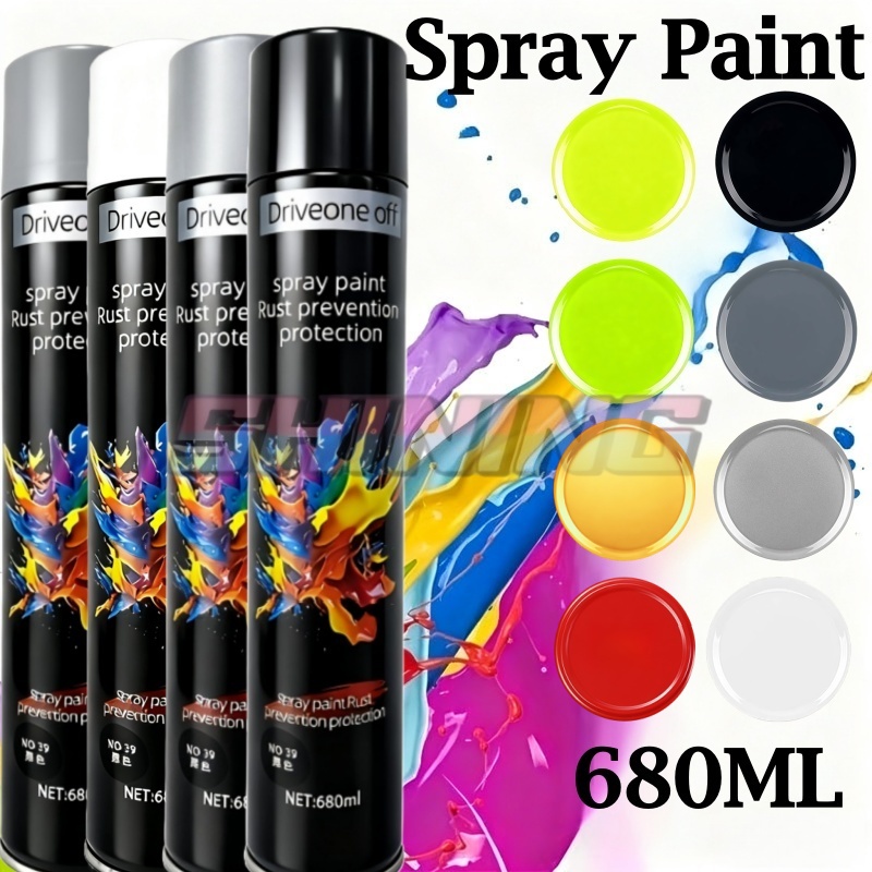 【680ml】Acrylic Spray Paint – 99% Spray Efficiency/ Dries in 3 Minutes ...