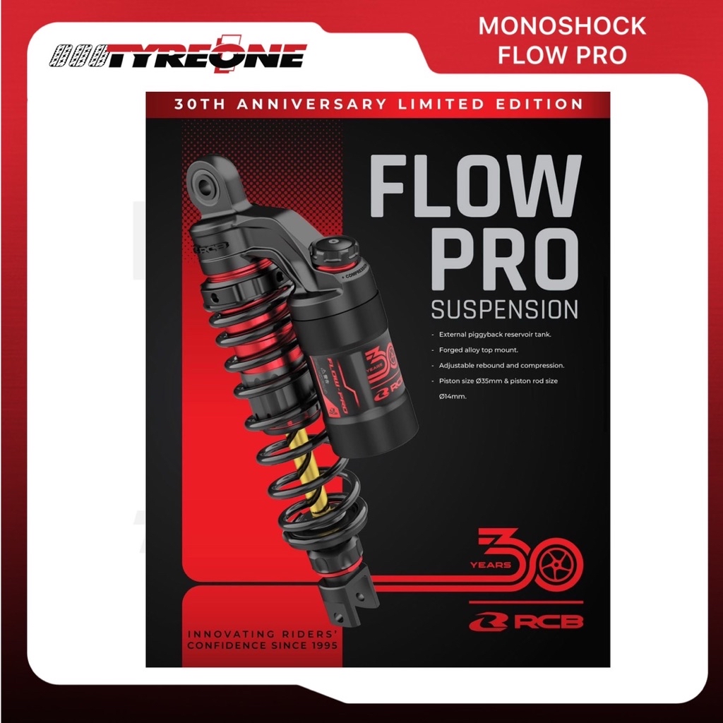 Racing Boy RCB 30th Limited Edition Monoshock Flow Pro Mio / Skydrive ...