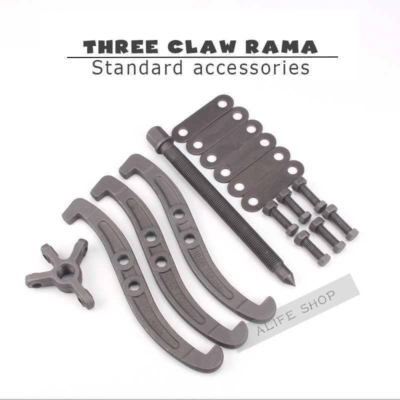 3 Jaw Gear Bearing Puller Tool Hub Puller Kit 3 Jaw Reversible Fly ...