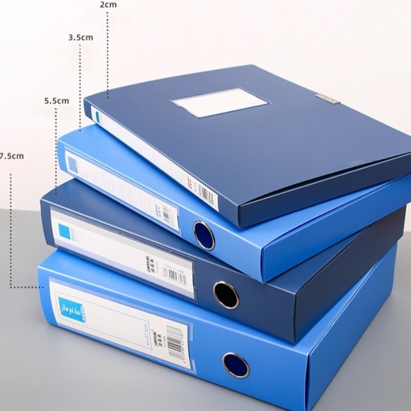 A4/Long File Box Storage Box Foldable Box Paper Organizer File Case ...