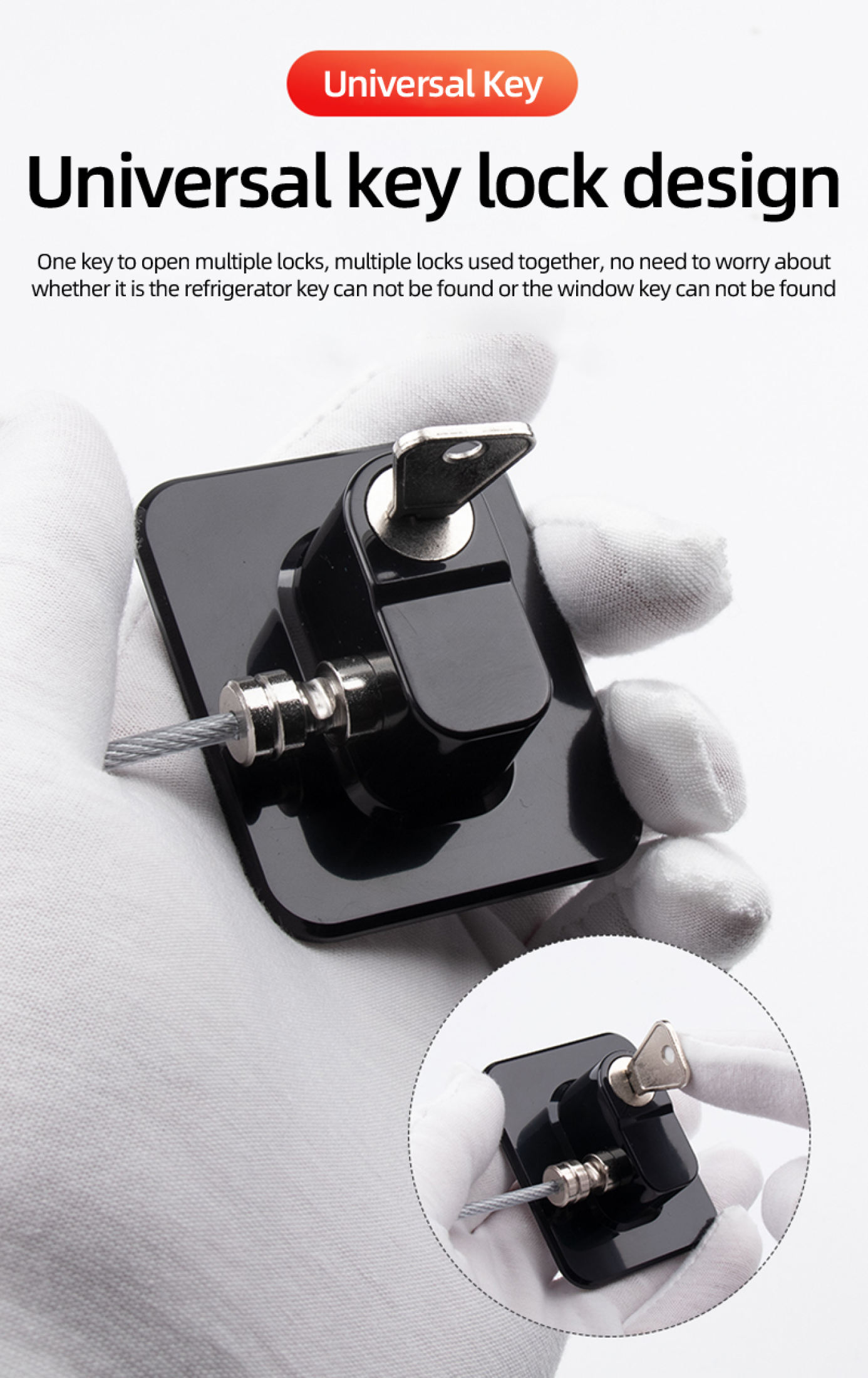 2PCS Ref Lock For Refrigerator Door Refrigerator Lock Ref Lock Door ...