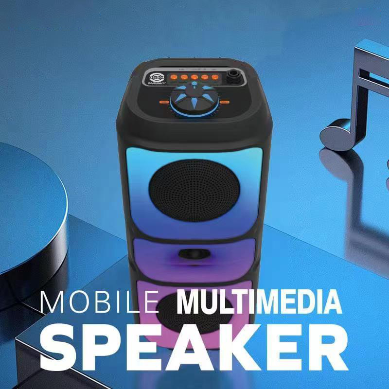RD Bluetooth Speaker PartyBox Karaoke RGB LED Lights With Free Mic ...