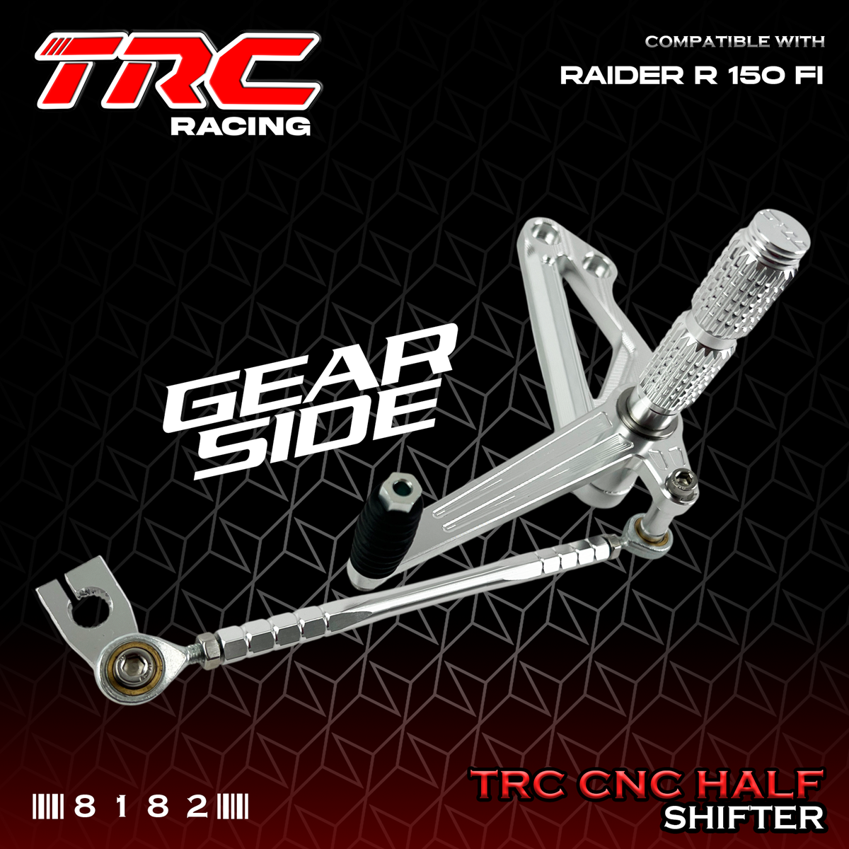TRC RACING CNC HALF SHIFTER FOR RAIDER R'150 FI 8182 | Shopee Philippines