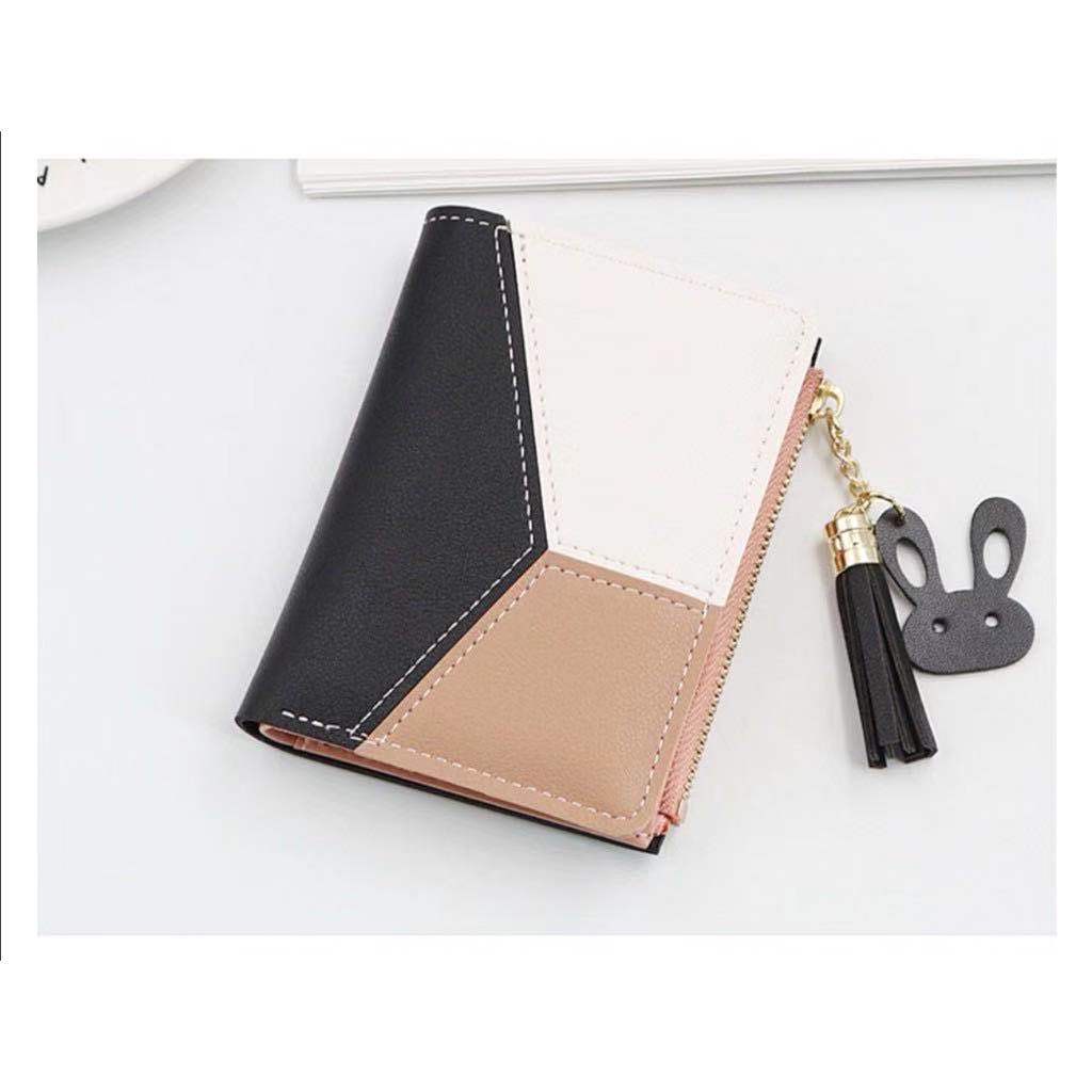 HYM SHOP#9001 Women's Wallet Made of Leather Purses Card Holder ...