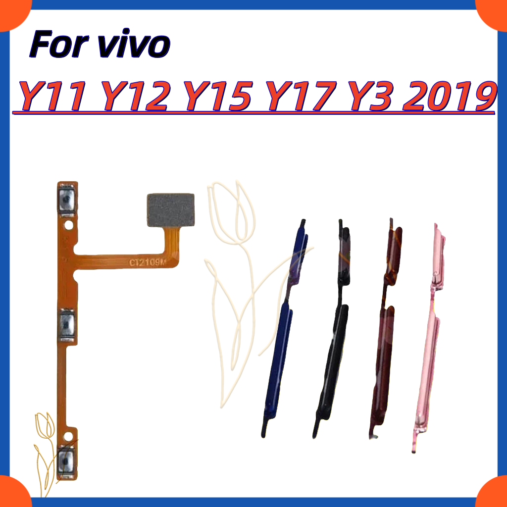 Power Volume Button Flex For vivo Y11 Y12 Y15 Y17 Y3 2019 Side Buttons ...