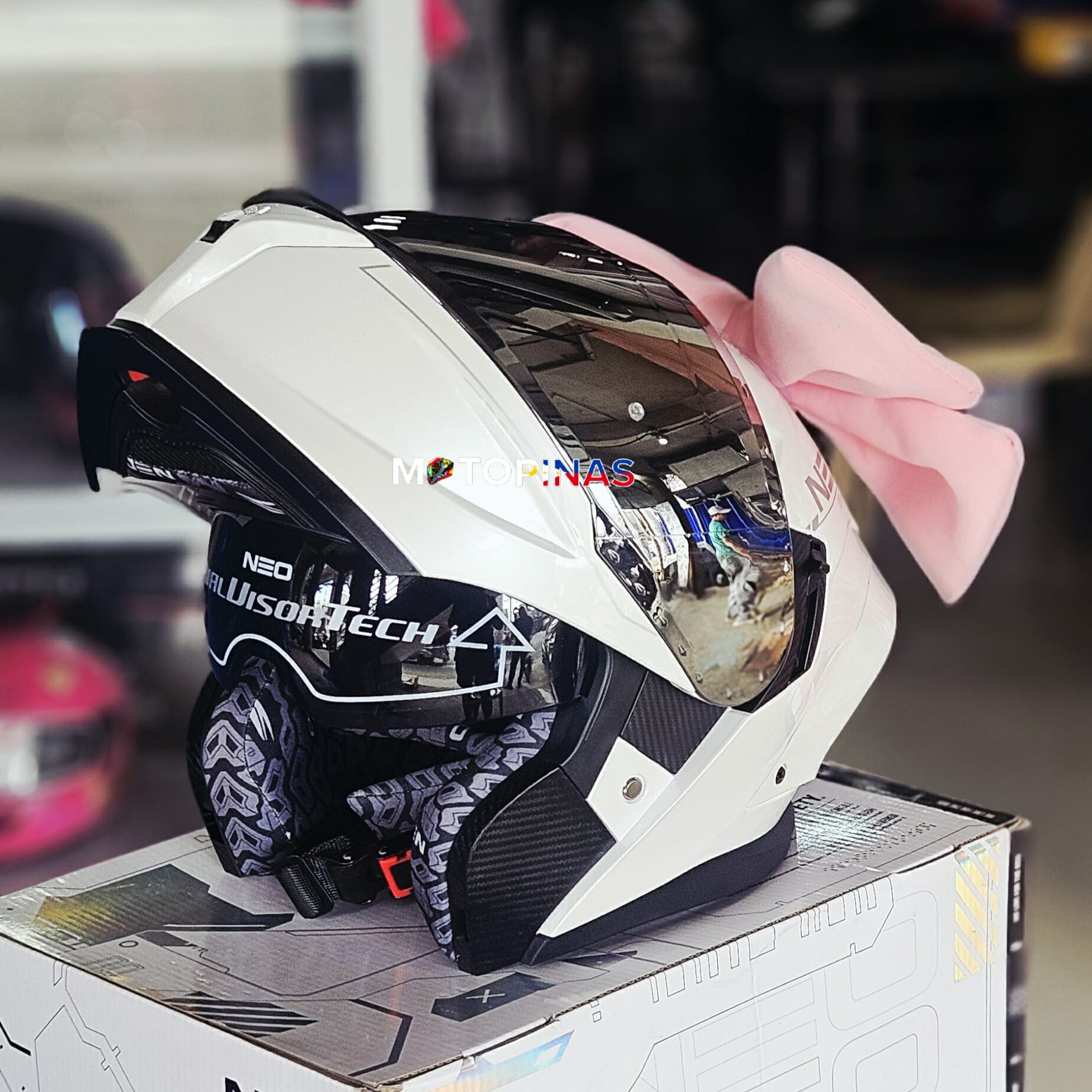 Spyder Neo Icon Modular Helmet with Ribbon | Shopee Philippines
