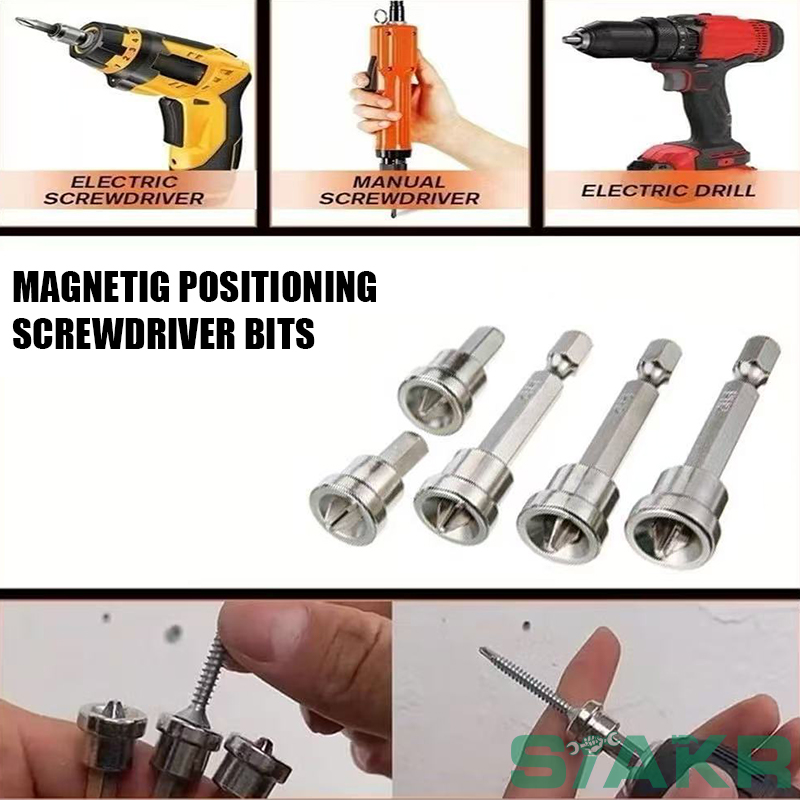 10PCS Magnetic Positioning Screwdriver Bits Head 50/25mm Positioning ...