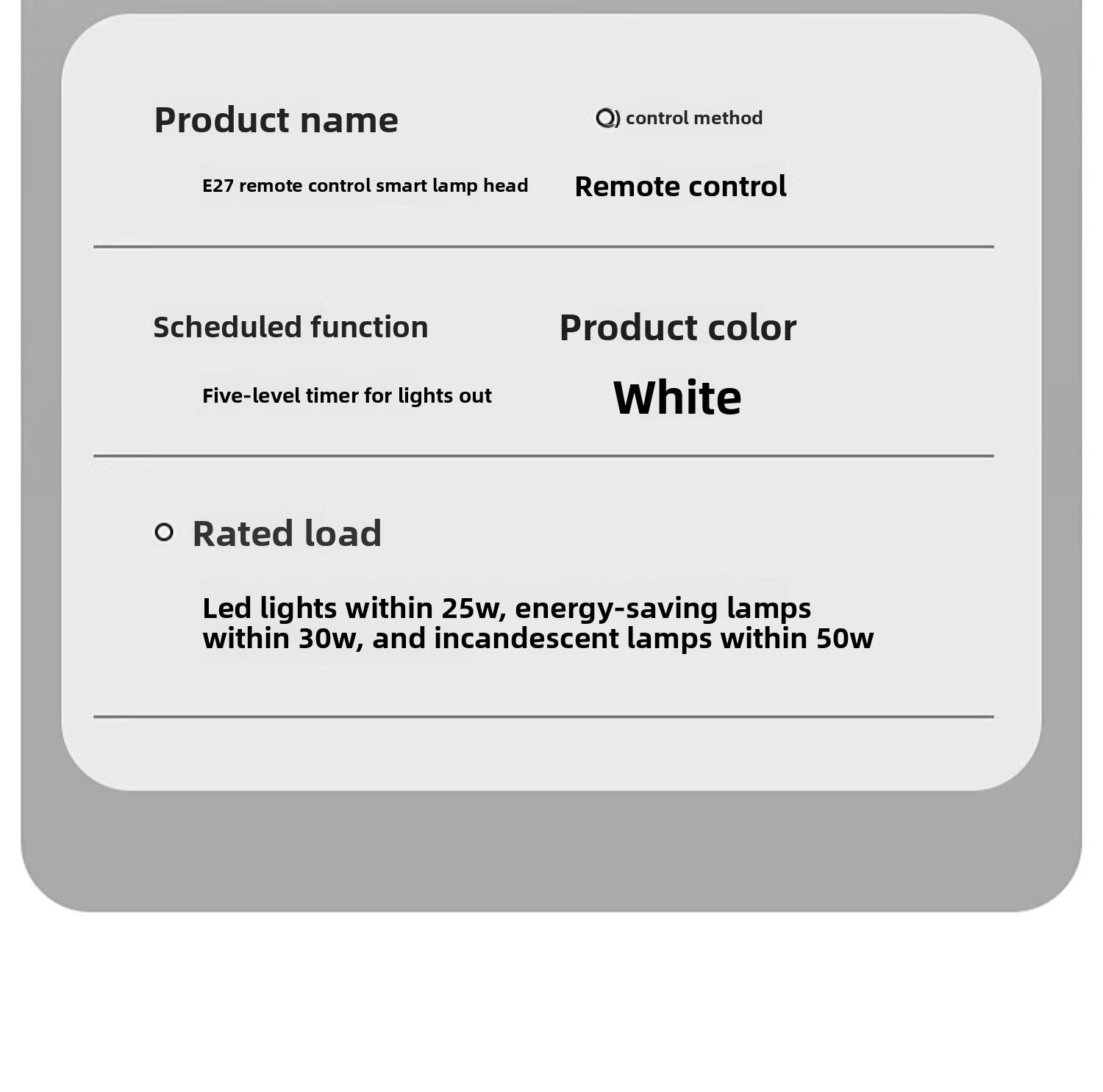 Smart bulb socket E27 wireless remote control switch LED lamp holder on ...