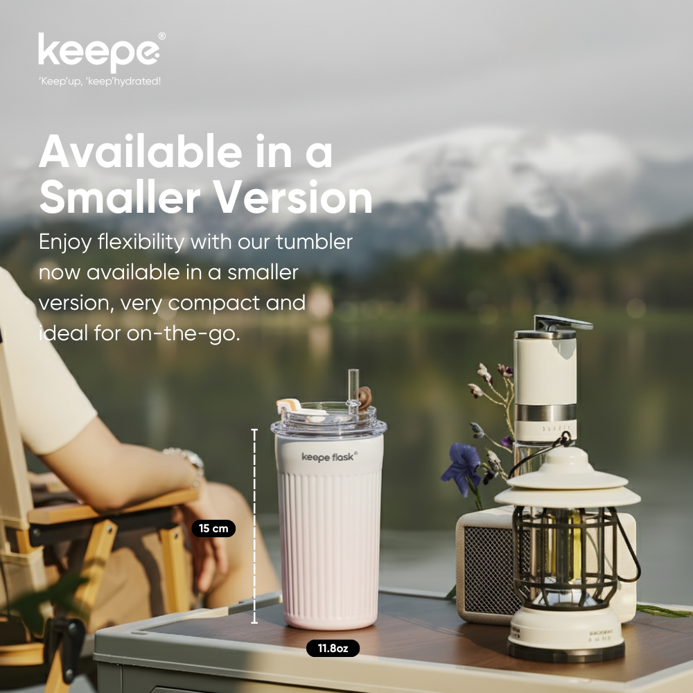 Keepe Flask Vacuum Insulated Coffee Mug Tumbler Hot And Cold 18/10 ...