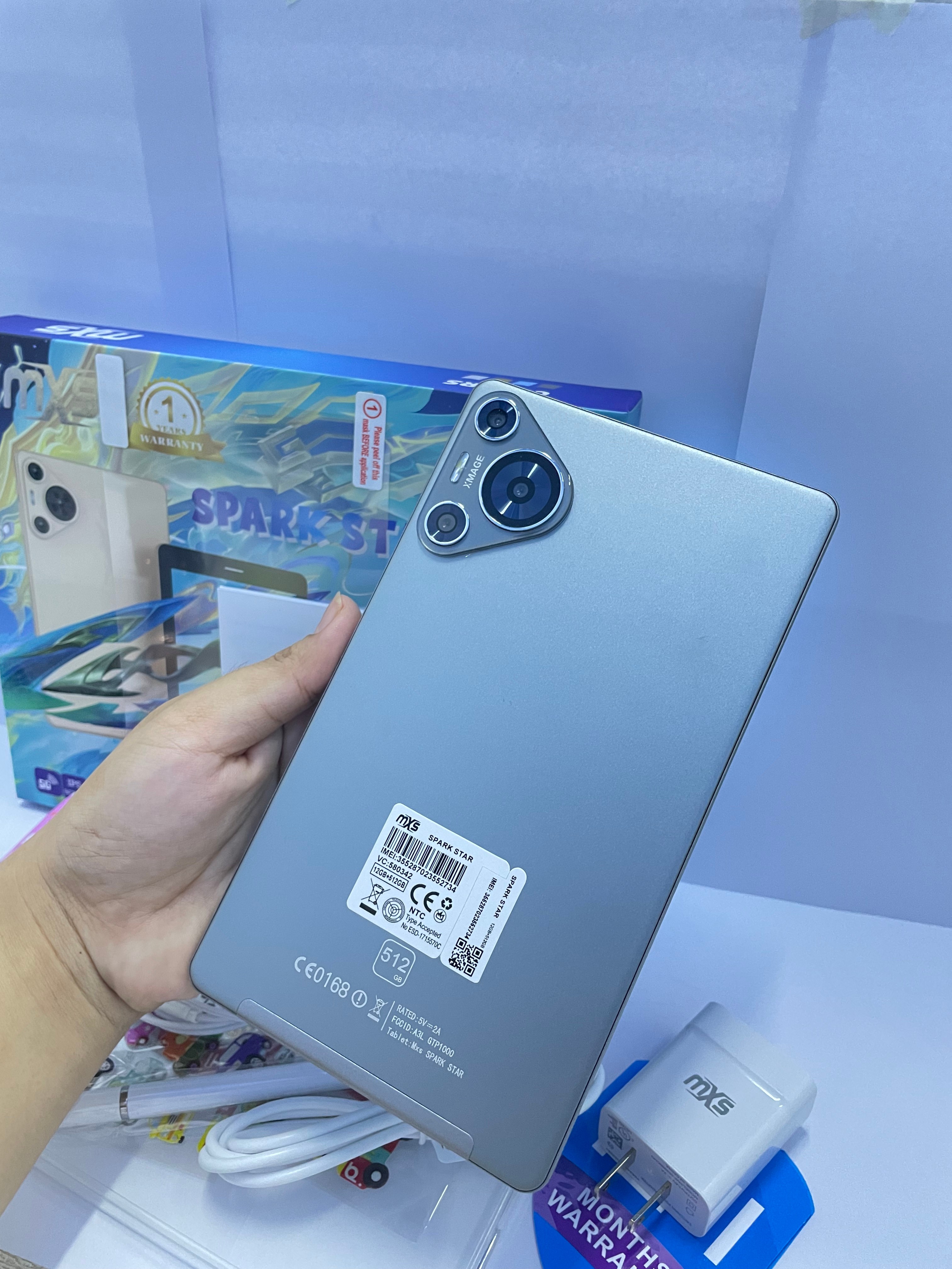 MXS Spark STAR Tablet Android 7-inch 12GB+512GB 3800mAh Dual Camera ...