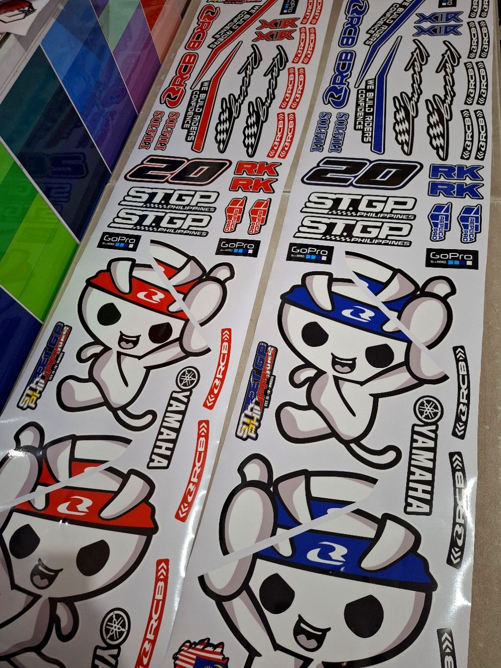 Customized Number Sniper 155 decals Streetgp Yamaha Laminated Sticker ...
