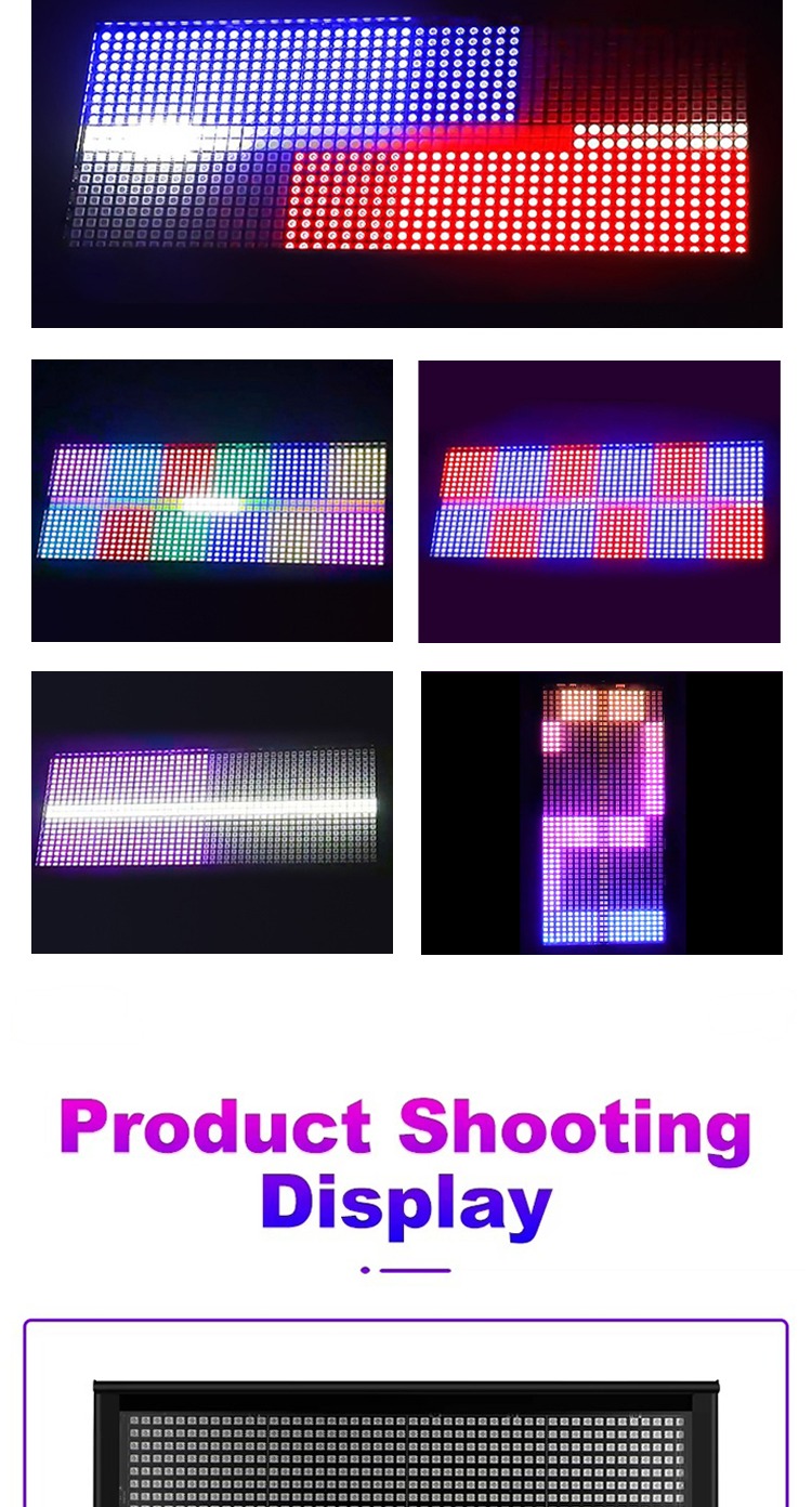 KAIY 960 LED Stage Atomic Strobe Light RGB Stormy Lights 48+8 Flash ...