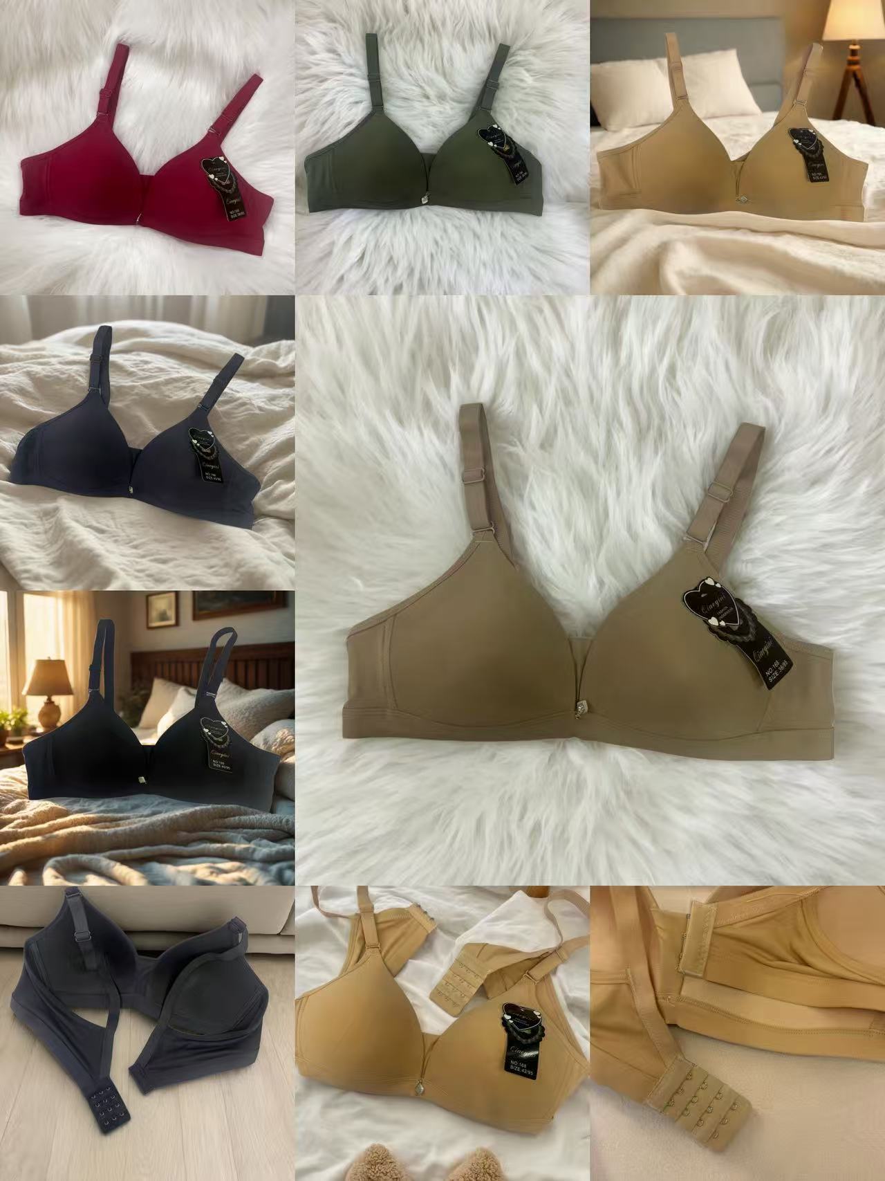 Cup B Non-wire bra Size: 36-42B #168 | Shopee Philippines